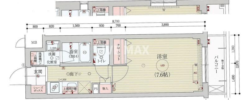 ベラジオ雅び北野白梅町駅前の物件間取画像