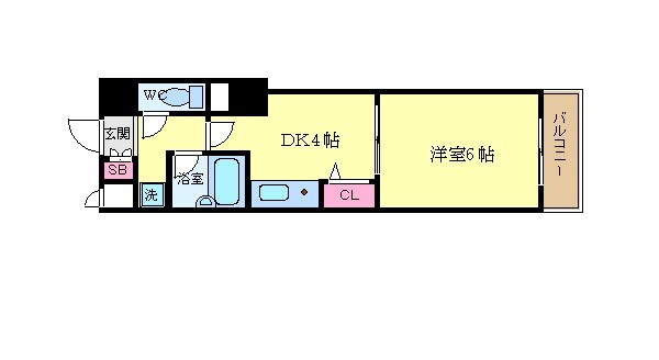 エスリード京都河原町第3の物件間取画像