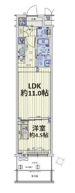 スワンズ京都東寺ガーデンの物件間取画像