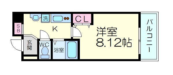 プロスぺクト河原町五条の物件間取画像