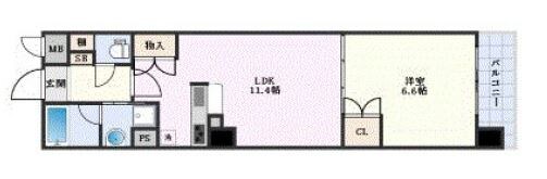 ベラジオ四条烏丸Ⅲの物件間取画像