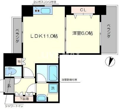 ベラジオ京都洛南Ⅱの物件間取画像