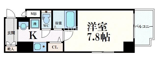 エステムコート京都烏丸Ⅲジャパニズムの物件間取画像