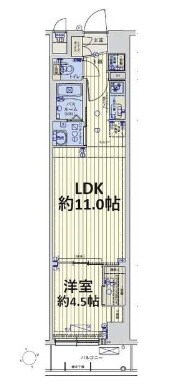 スワンズ京都東寺ガーデンの物件間取画像