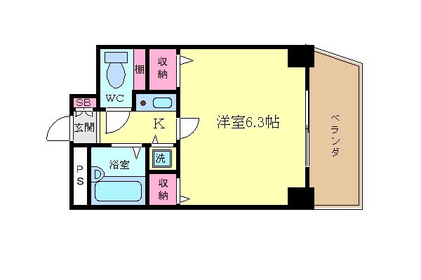 プレサンス京都駅前の物件間取画像