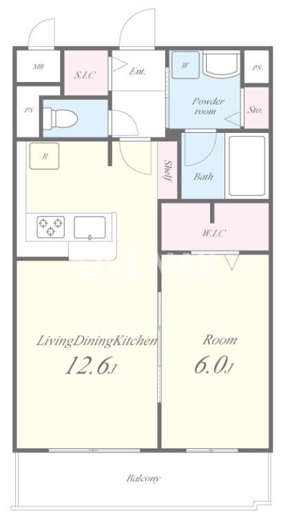 KCCフラット西京極の物件間取画像
