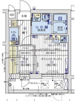 アクアプレイス京都聚楽第の物件間取画像