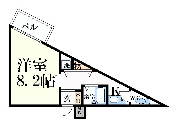 プレサンス京都駅前の物件間取画像