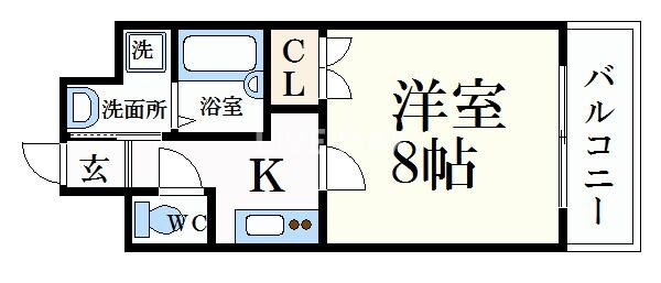 ティムール九条の物件間取画像