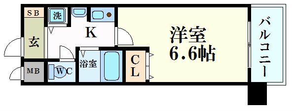 プレサンス京大東の物件間取画像