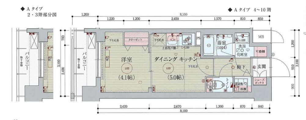 ベラジオ雅び西大路七条の物件間取画像