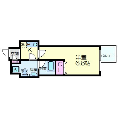 プレサンスＮＥＯ京都烏丸の物件間取画像