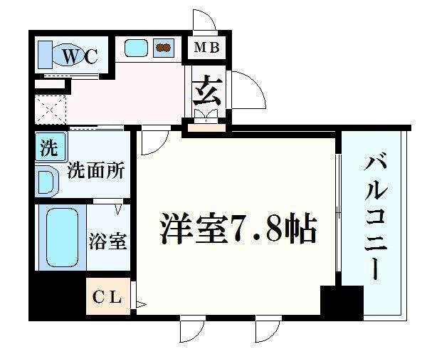 サムティ本町AGEの物件間取画像