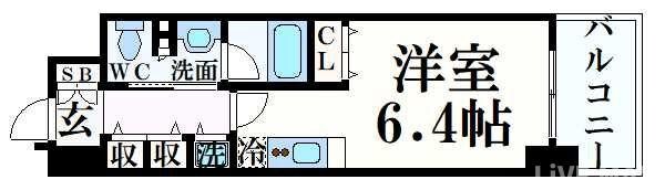 アーバネックス北浜の物件間取画像