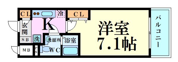 ラクラス新大阪の物件間取画像