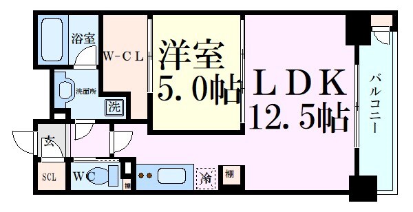 ネットフローラ梅田北の物件間取画像