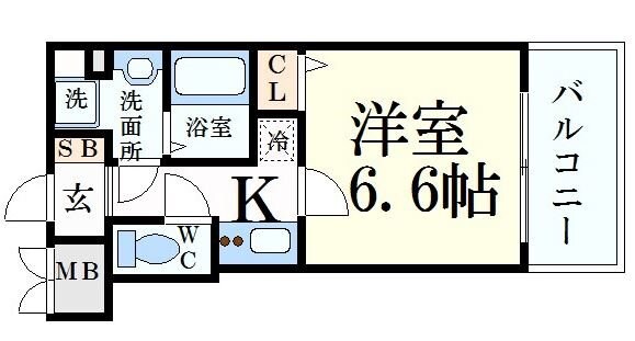 S-RESIDENCE新大阪Ridenteの物件間取画像