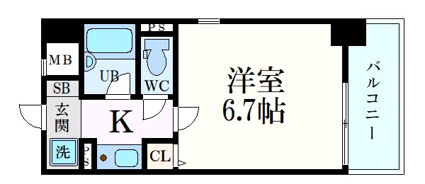 物件間取画像