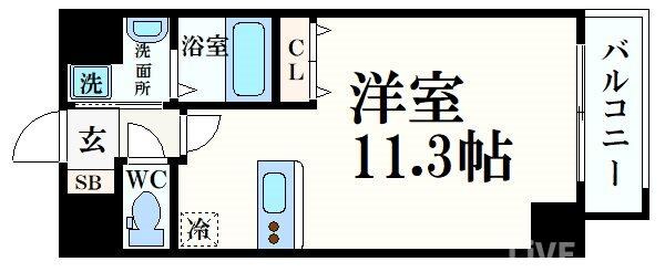 willDo松屋町の物件間取画像