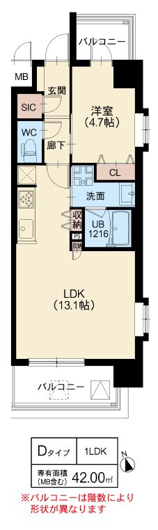 スプランディッドⅧの物件間取画像