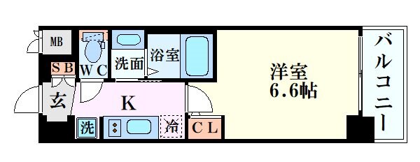 エステムコート新大阪ⅩⅣアイシーの物件間取画像