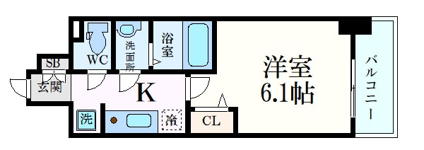 プレサンス野江内代ペルティエの物件間取画像