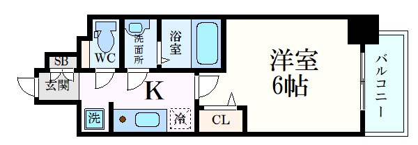 プレサンス野江内代ペルティエの物件間取画像