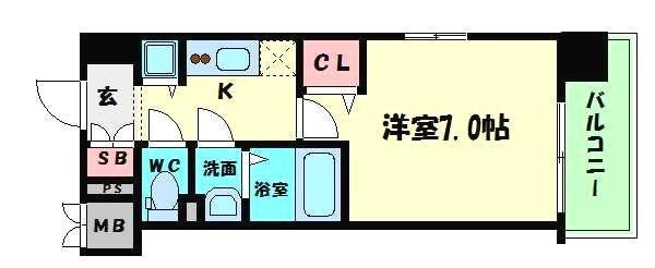 セイワパレス玉造上町台の物件間取画像