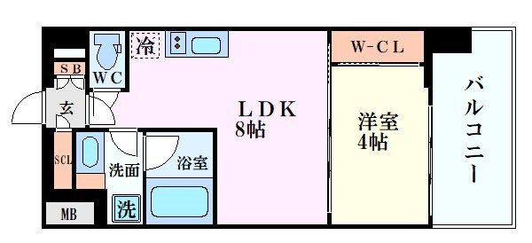 中津駅 徒歩10分 5階の物件間取画像