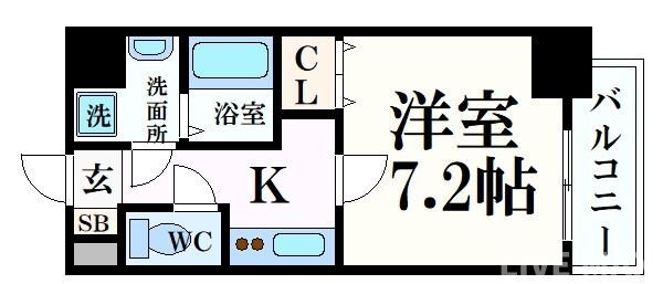 グランパシフィック北新町の物件間取画像