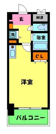 ビスタ江坂南の物件間取画像