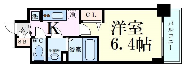 プレサンス新大阪イオリアの物件間取画像