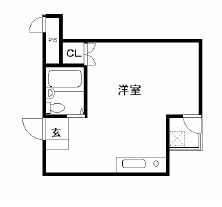 コスモハイツ今福の物件間取画像