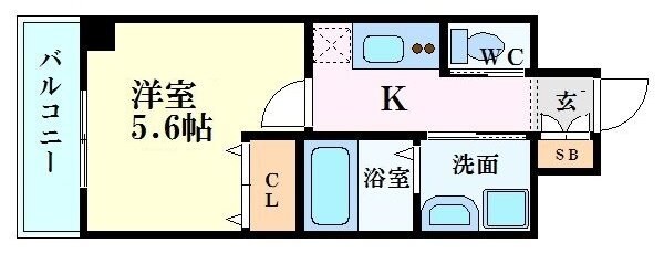 ファーストステージ江坂広芝町の物件間取画像