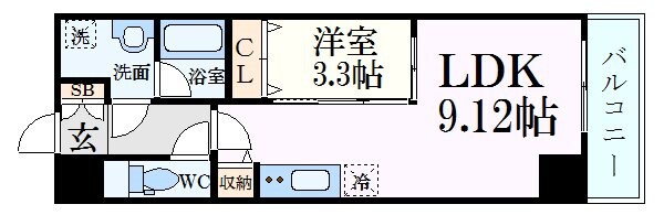 ルミネソレイユ江坂の物件間取画像