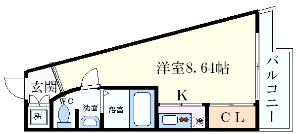 フォレステージュ江坂公園の物件間取画像