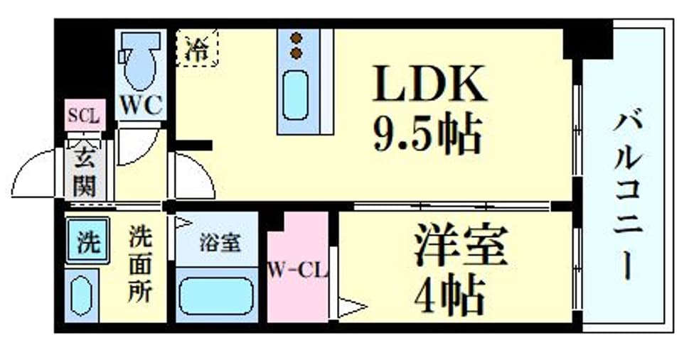 S-RESIDENCE東三国amanteの物件間取画像