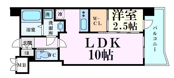 セレニテ西中島アリア弐番館の物件間取画像