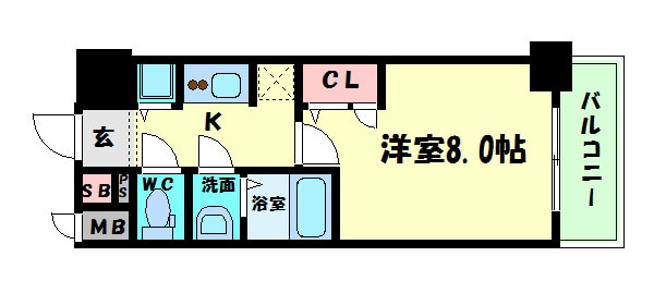 サムティ阿波座BELSIA（サムティ阿波座ベルシア）の物件間取画像