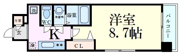 Luxe淡路の物件間取画像