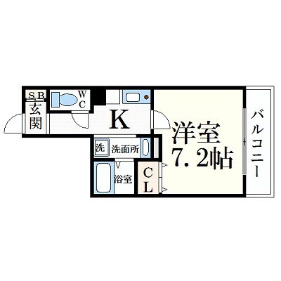 IF城北の物件間取画像