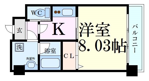 プレジオ西三国の物件間取画像