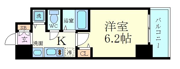 プレサンス本町ジョイスの物件間取画像