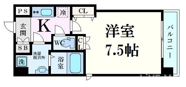 W-STYLE大阪谷町の物件間取画像