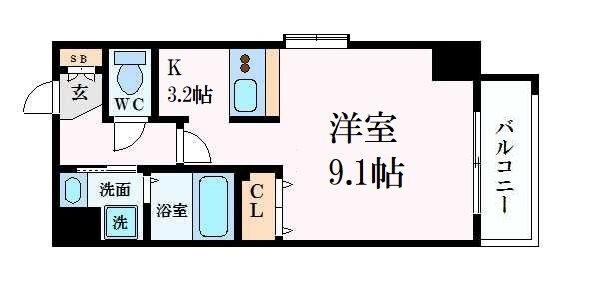 willDo松屋町の物件間取画像