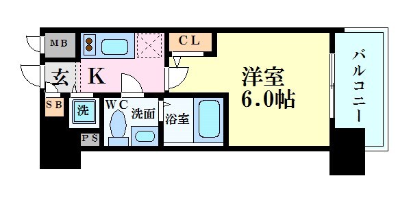 エスリード京橋桜ノ宮公園の物件間取画像
