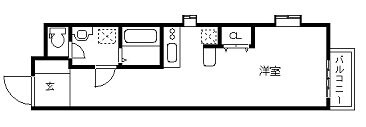クラウンハイム本町ＥＡＳＴの物件間取画像