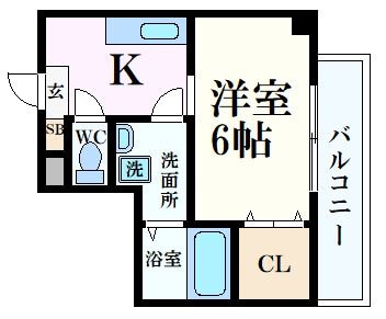 メゾンドアヴェルⅣの物件間取画像