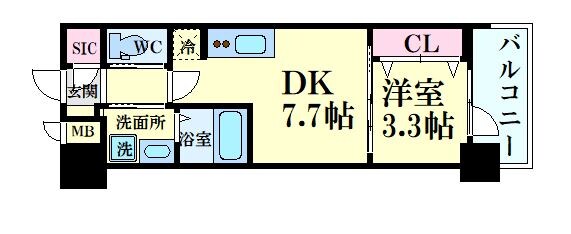 リッツ新大阪プレミアムの物件間取画像