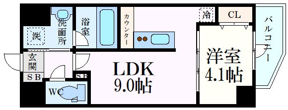 グランディア大阪ノースの物件間取画像